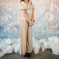 Abel & Lula - Girl's Pleated Knit Pants Set