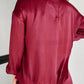 Fate - Contrast Ribbed Satin Top