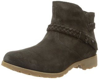 Teva Women's Delavina Suede Ankle Boot Black Size 5 B Us