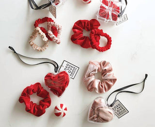 Bella Sleep + Spa - Women's Velvet Scrunchie Present – Set Of Two