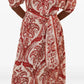 Farm Rio - TROPICAL CAMEO BELTED MAXI DRESS
