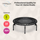 JumpSport 350f Indoor Lightweight 39-Inch Folding Fitness Trampoline, Black