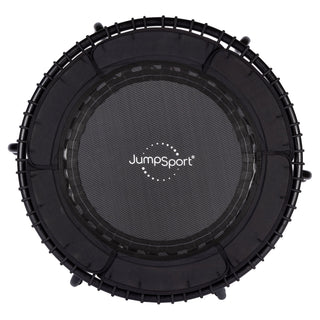 JumpSport 370 PRO Indoor Heavy Duty Lightweight 39 In Fitness Trampoline, Black