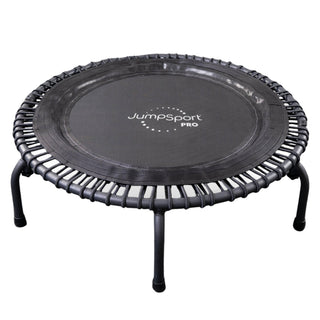 JumpSport 550f PRO Indoor Lightweight 44 Inch Folding Fitness Trampoline, Black