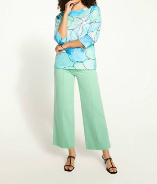 Fdj - Drop Shoulder Boat Neck Top