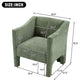 Barrel Accent Chair With Enclosed Arms