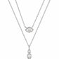Luv Aj - Women's Stellar Bezel Charm Necklace Set