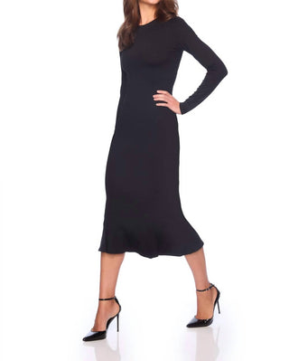 Susana Monaco - Crew Trumpet Midi Dress