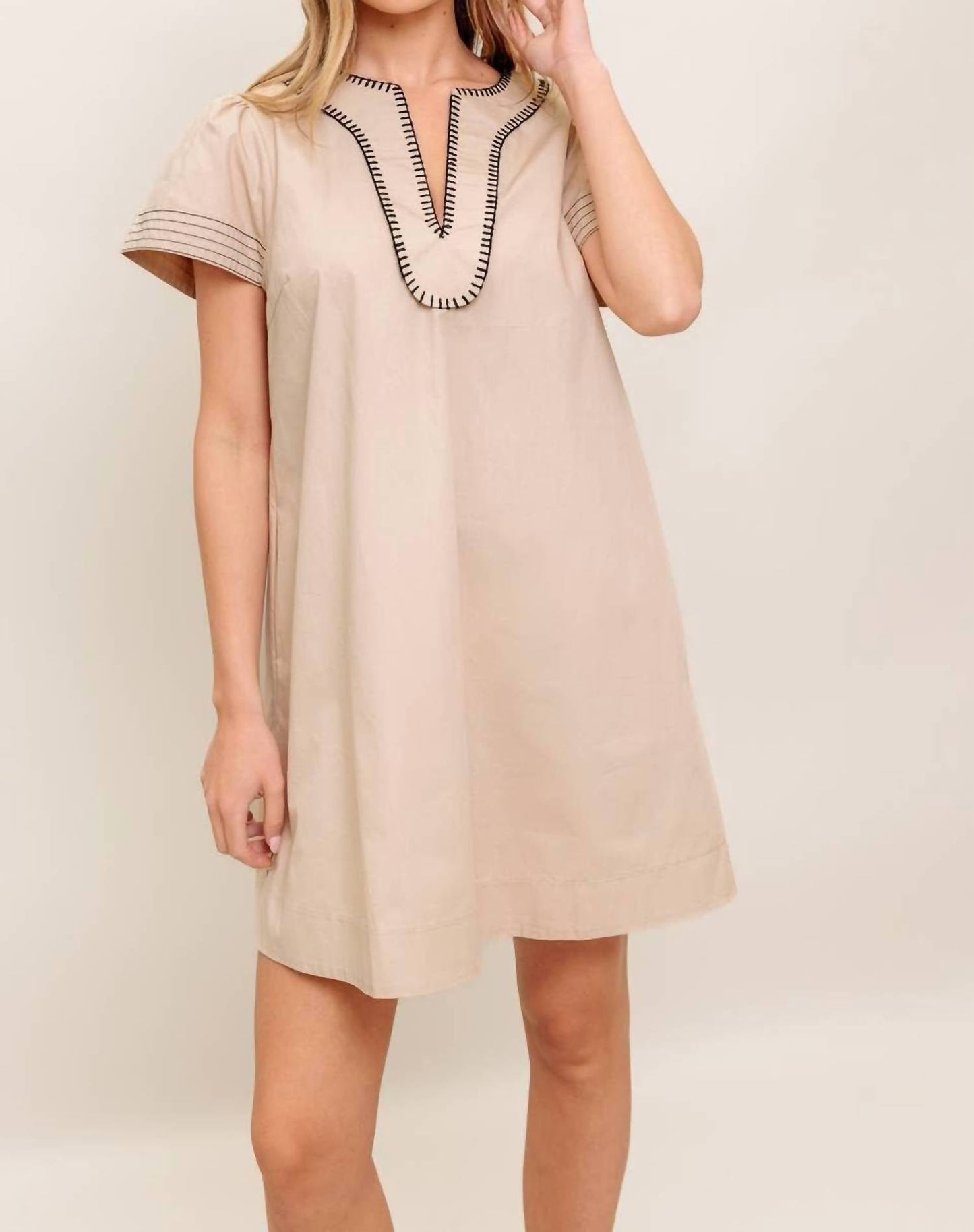 Flying Tomato - Women's Iman Poplin Dress