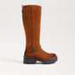 Sam Edelman - Women's Carter Buckle Detailed Chunky Heel Knee High Boots
