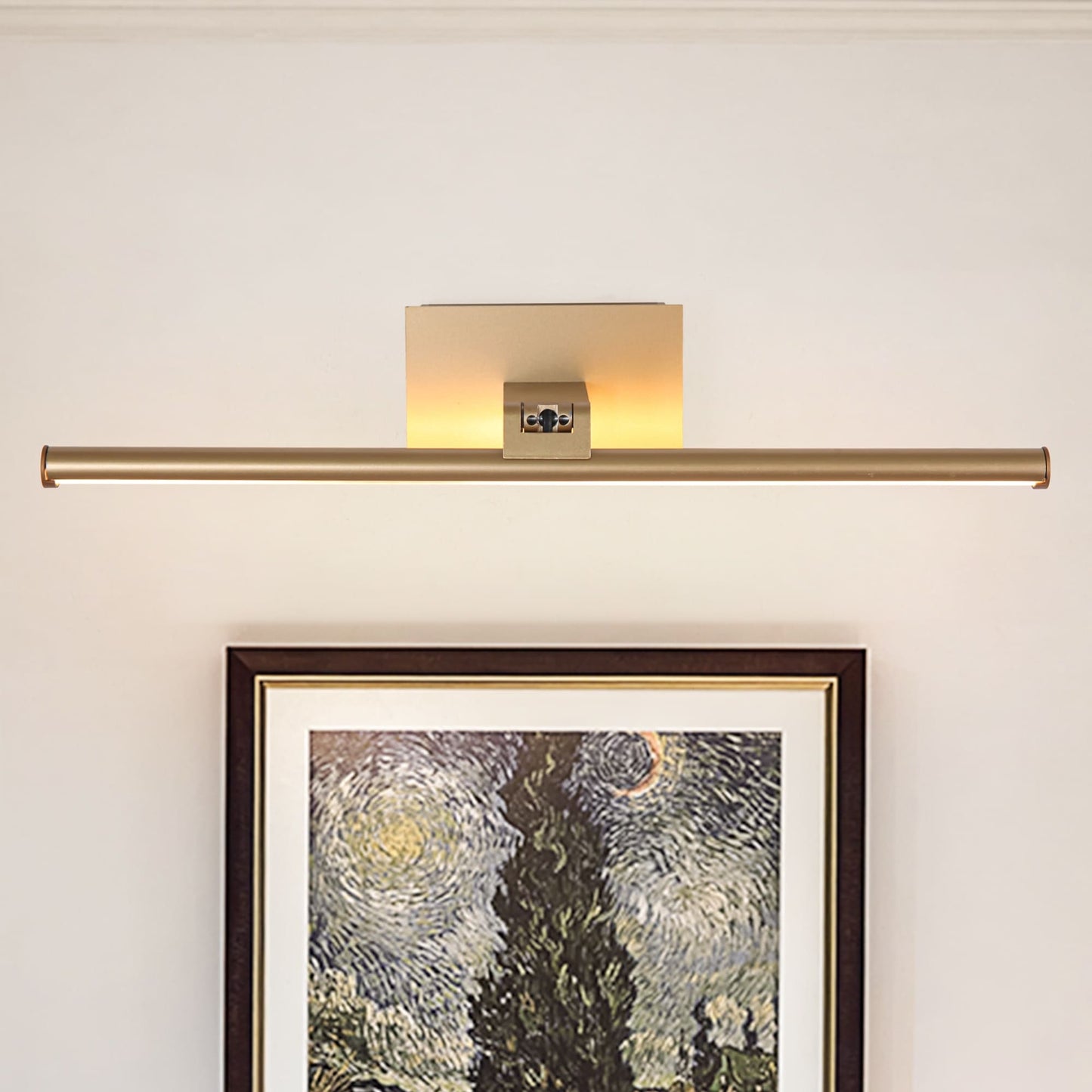 16 Modern Gold LED Wireless Picture Light with Remote Control