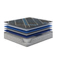 Restonic comfort care 14' hybrid mattress, individual pocketed coil mattress , firm comfort
