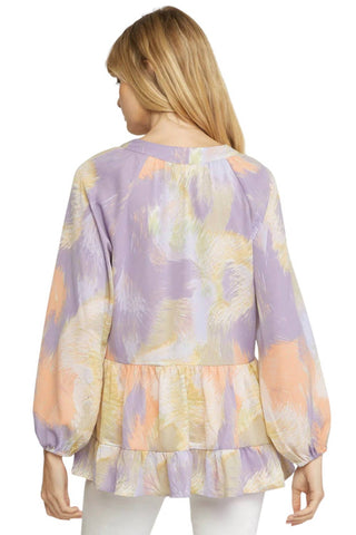 Entro - V-Neck Tiered Top