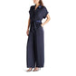 Steve Madden - Tori Tie Waist Wide Leg Satin Jumpsuit