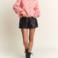Adora - Floral Cutesy Cozy Knit Pullover Sweater