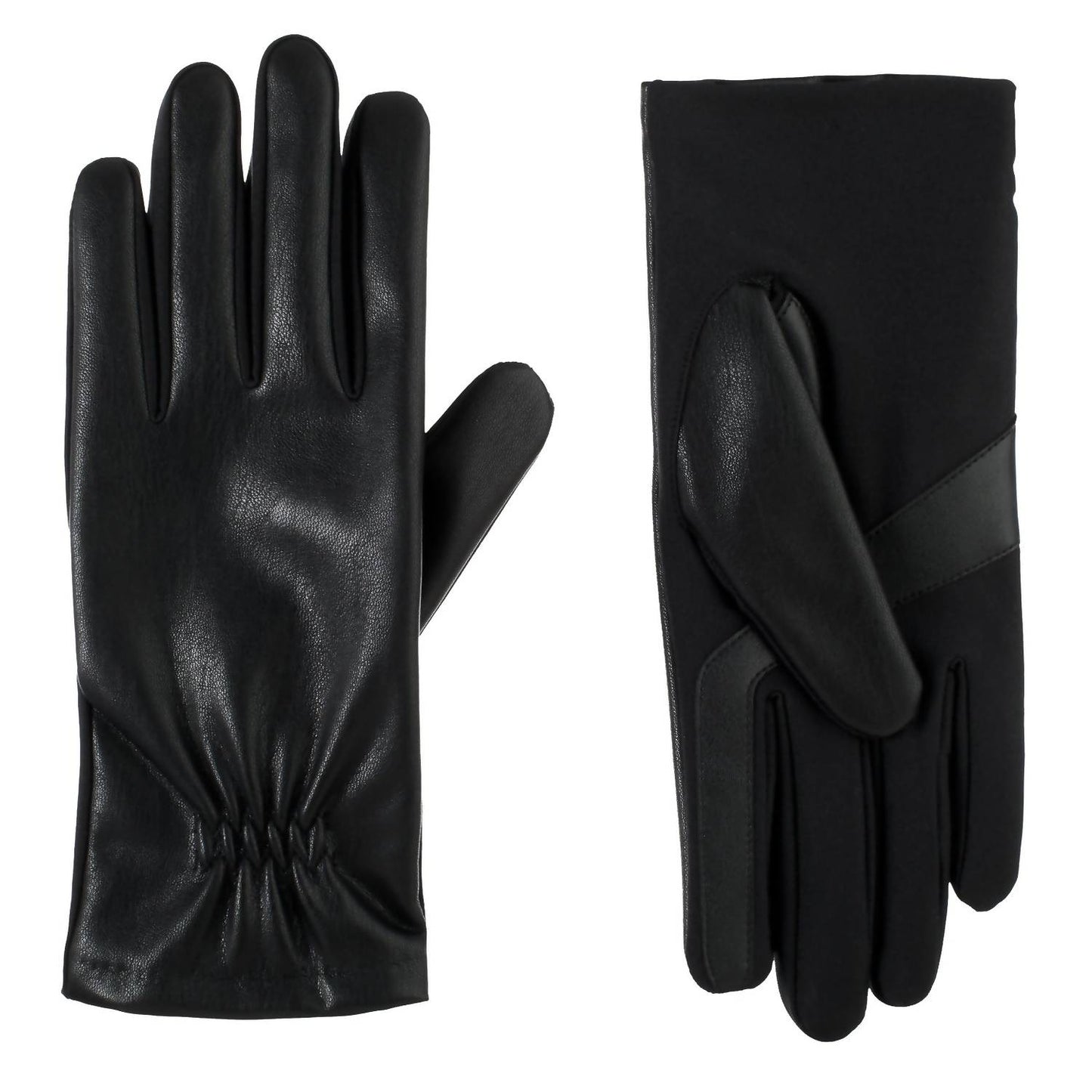 Isotoner - Women’s Lined Faux Leather Stretch Glove