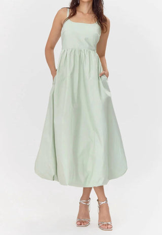 Greylin - Celina Balloon Hem Midi Dress