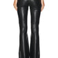 Free People - Level Up Vegan Leather Slit Boot Cut Pants