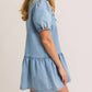 Le Lis - Puff Sleeve Collared Dress