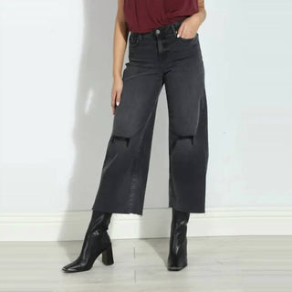 Hidden - Cropped Wide Leg Jeans