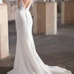 Adore - Beaded Plunging Neckline Wedding Gown