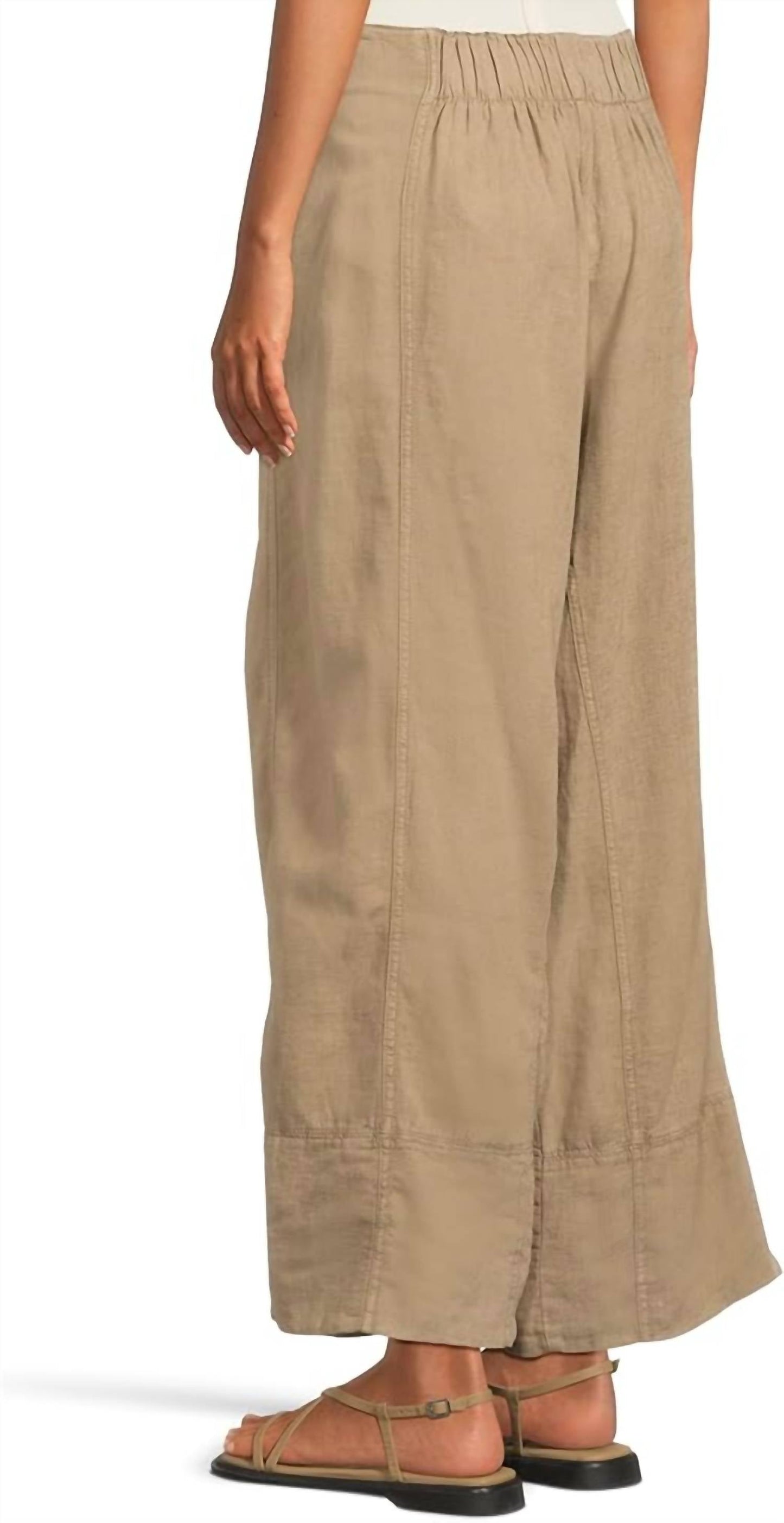 Free People - Day's End Linen Pull-on Pants