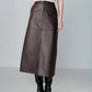 Grace & Mila - Nory Pleather Skirt