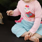 Lemon Loves Layette - Baby Girls Owl Luna Romper