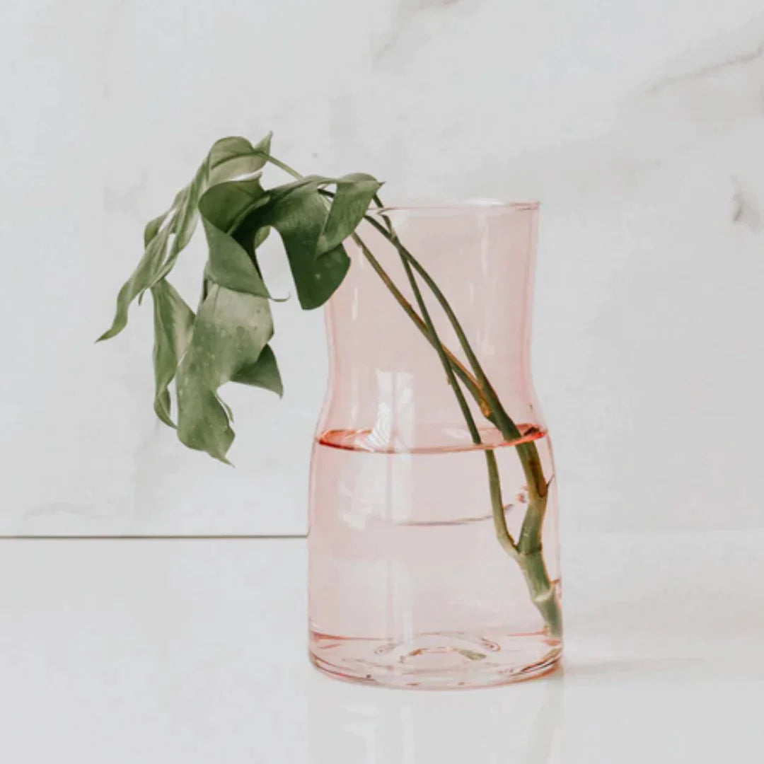 Glass Propagation Vase - Pink