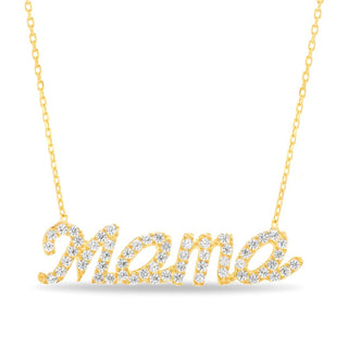 Allyanna Gifts - Women's Cubic Zirconia "mama" Necklace