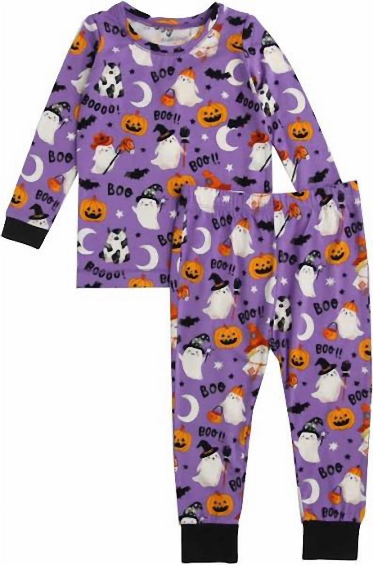 Angel Dear - Kids' Costumed Ghosts Glow in The Dark Pajama Set