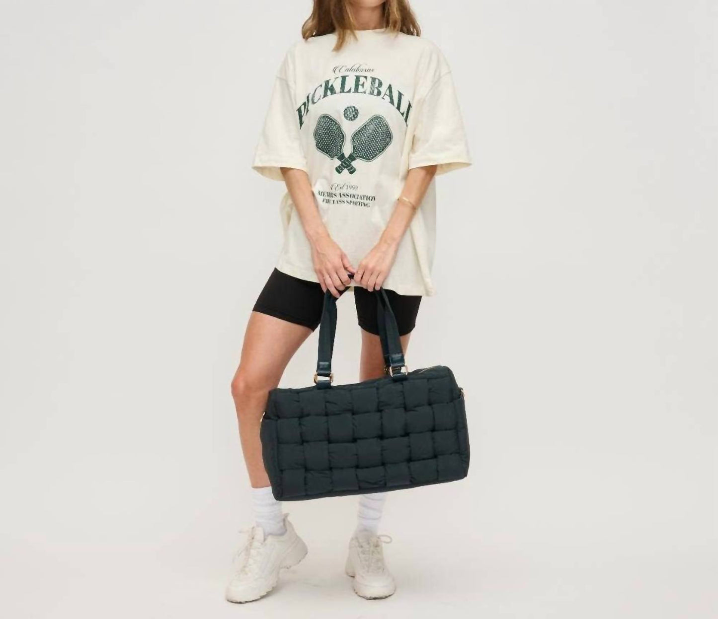 Urban Expressions - Serena Woven Nylon Travel Duffel Weekender Bag