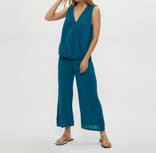 Michael Stars - Medina Cropped Gauze Pant - Petite