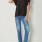 Entro - Ruffled Flutter Sleeve Blouse