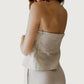 A.Ren - Palmer Strapless Linen Top