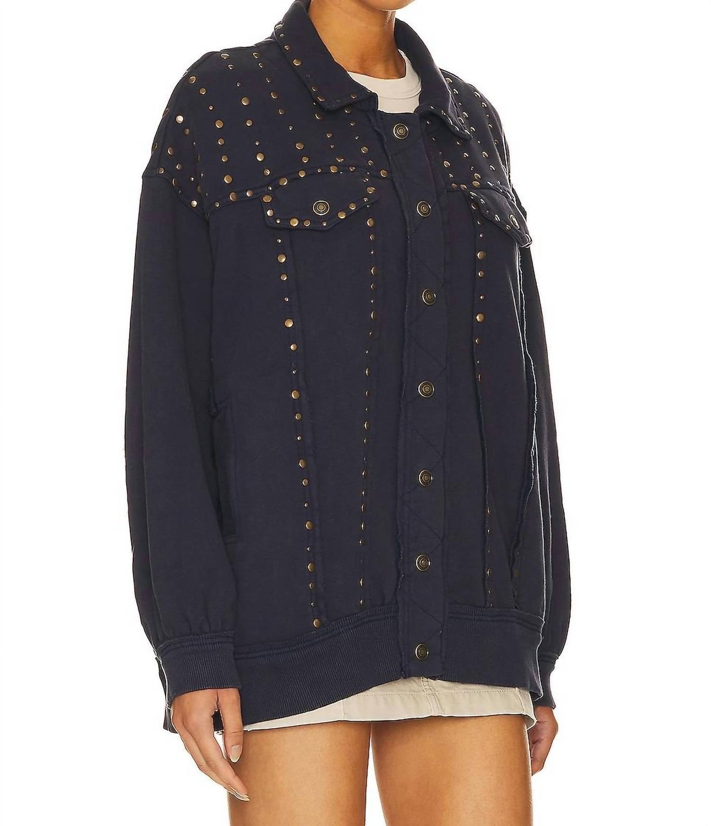 Free People - Keepin' On Trucker Jacket