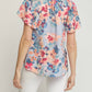 Entro - Floral Potter Sleeve Shirt