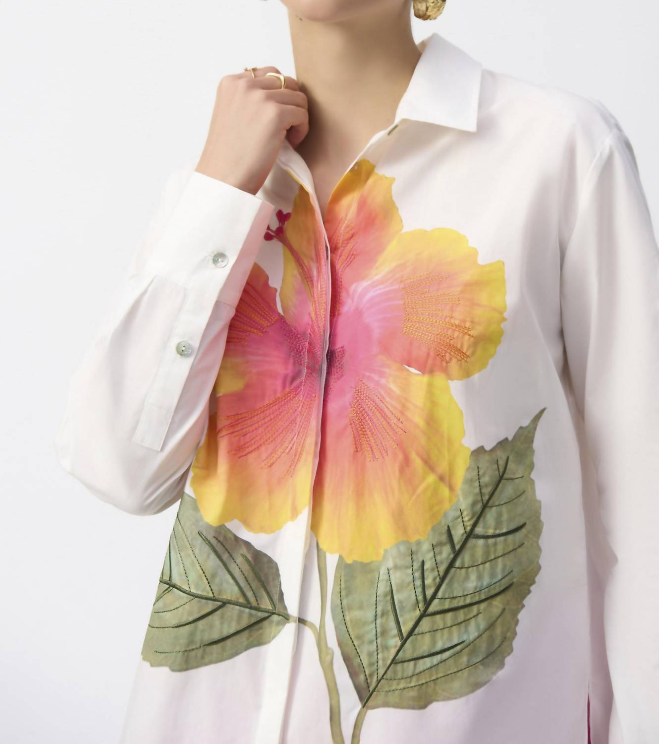 Joseph Ribkoff - Floral Print Long Sleeve Blouse
