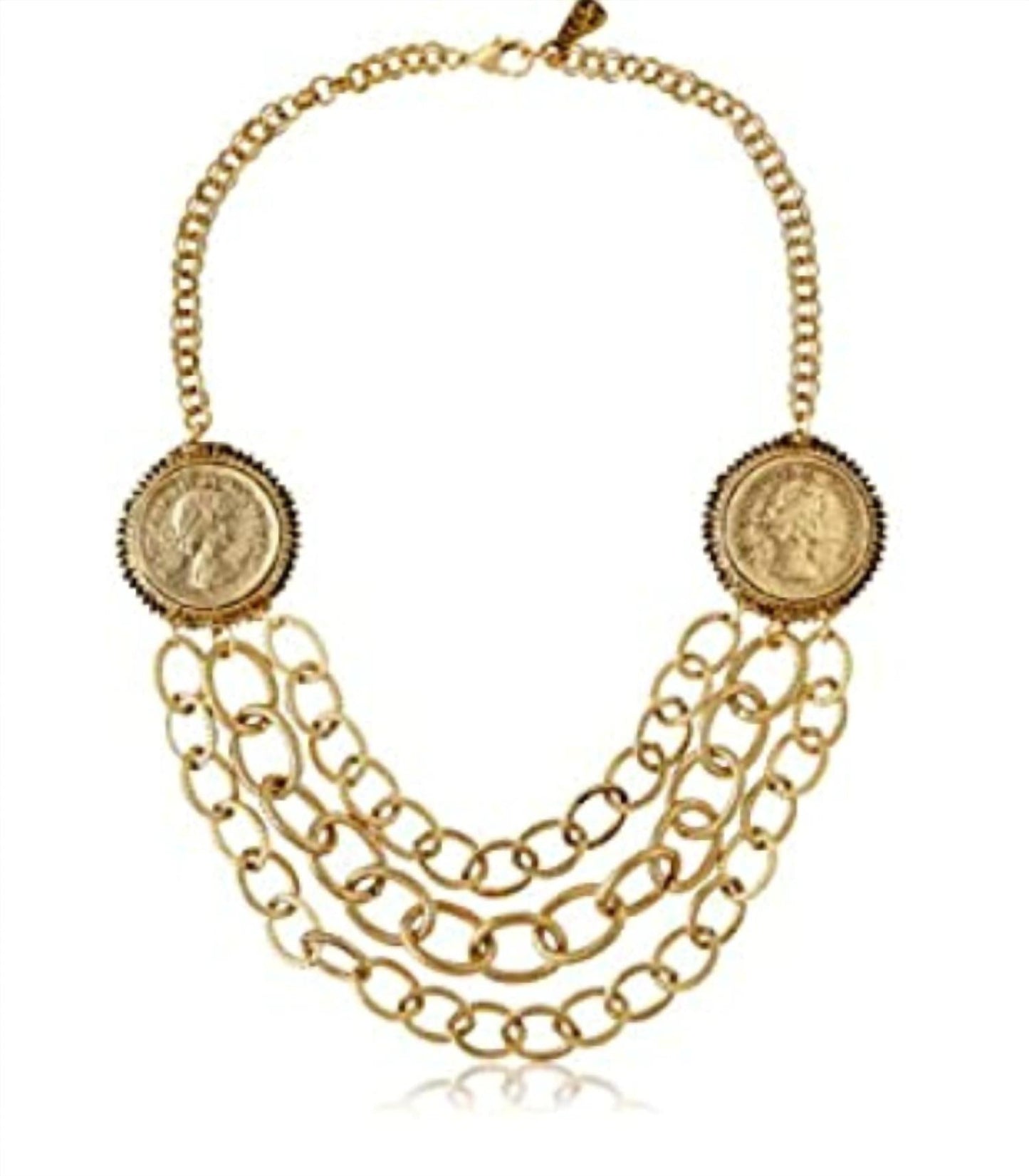 Yochi - Women's Coin Necklace