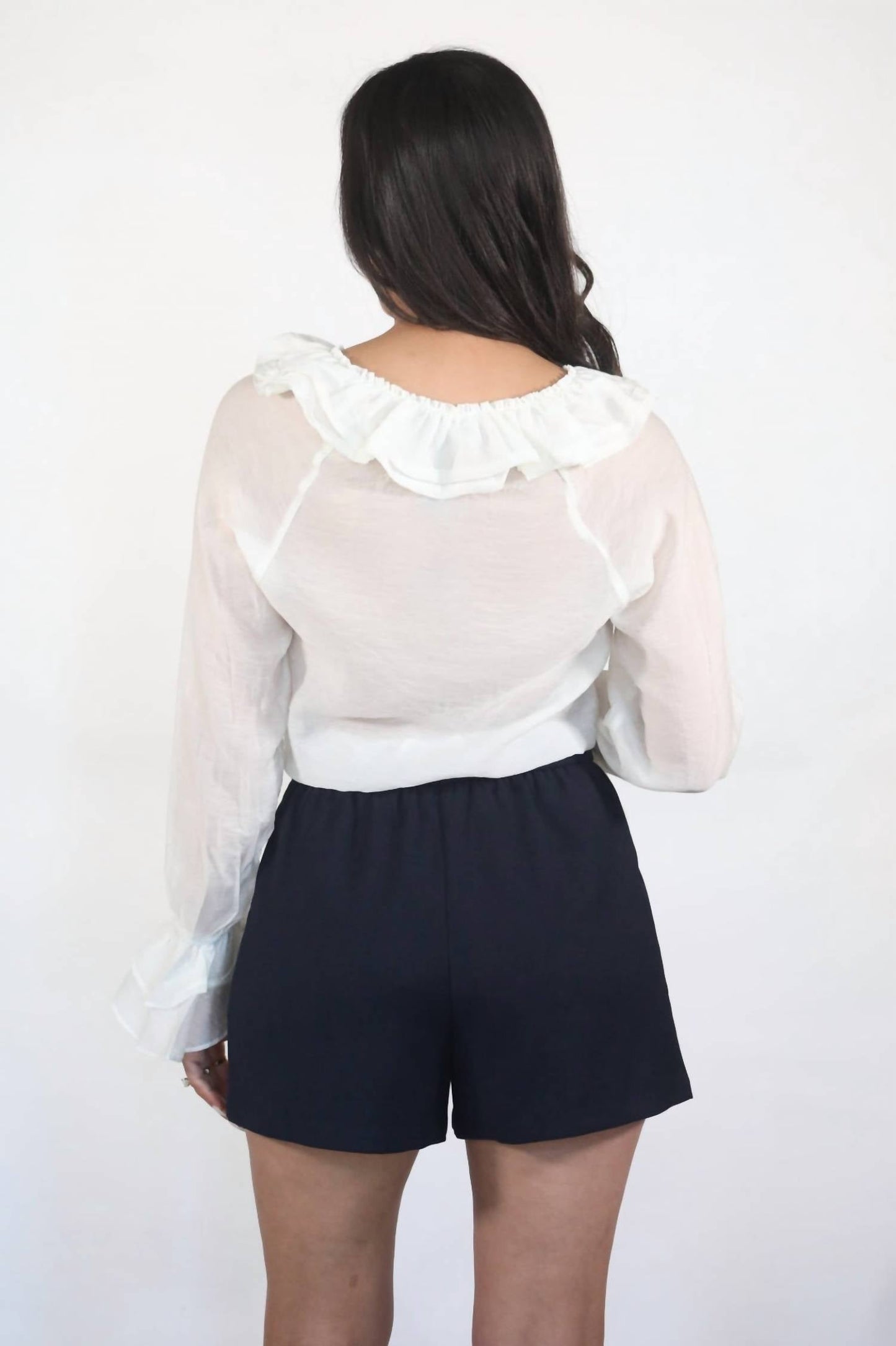 Steve Madden - Hampton Ruffled Neck Top