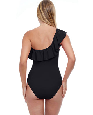 Profile By Gottex - Ruffle One Shoulder One Piece Swimsuit