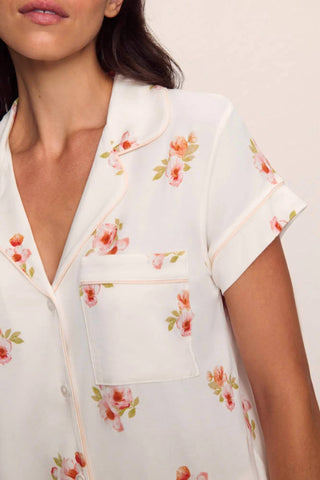 Eberjey - Gisele Short Sleeve Crop Pj Set