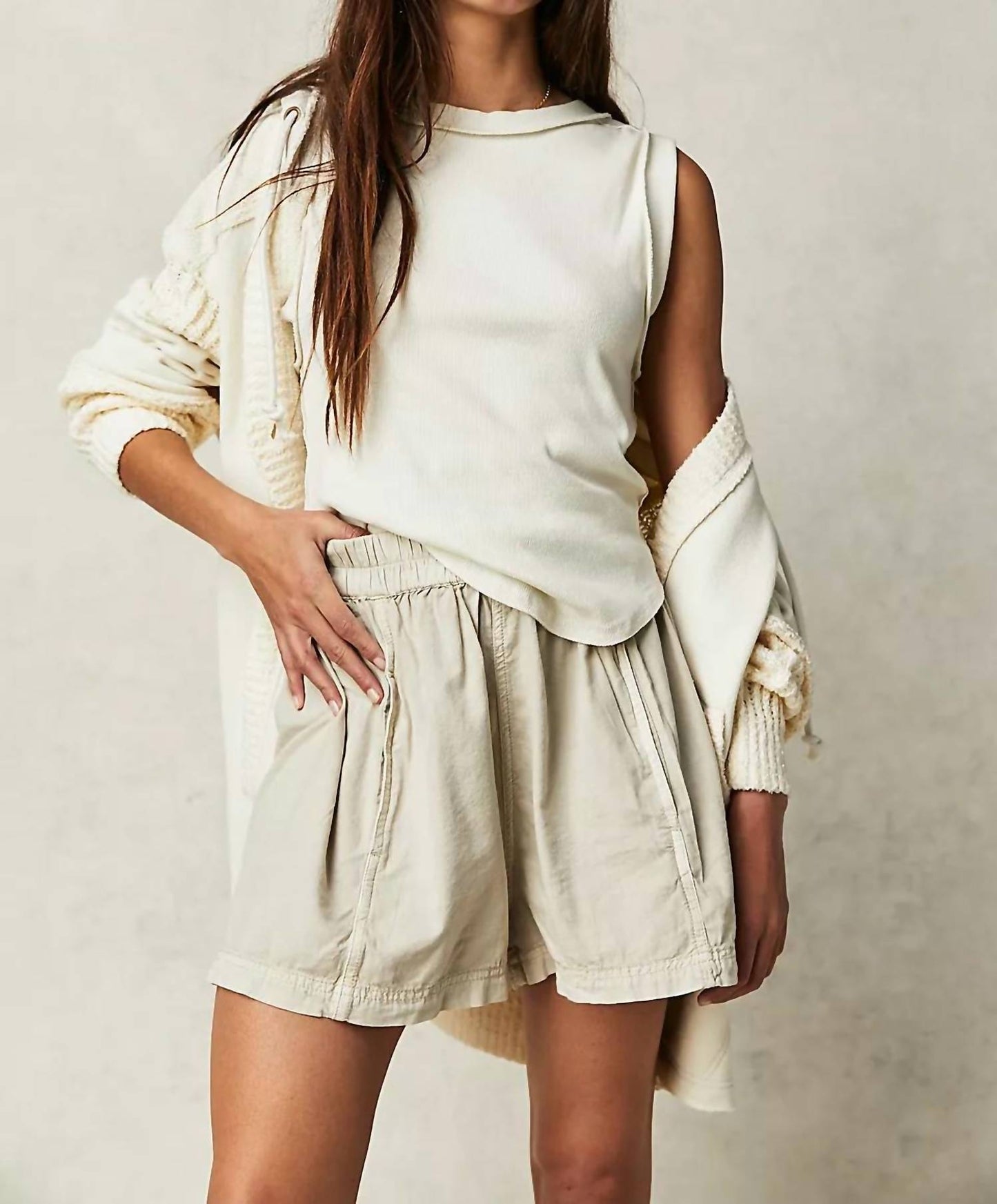 Free People - Poplin Pull On Short