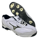 Mizuno Men's 9 Spike Classic Low G5 Baseball Cleat White/Black Size 15 D(M) Us