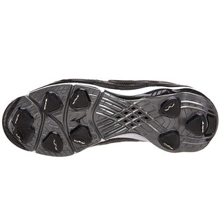 Mizuno Men's 9 Spike Swagger Mid Baseball Cleat Black