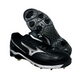 Mizuno Men's 9 Spike Swagger Mid Baseball Cleat Black