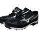 Mizuno Men's 9 Spike Swagger Mid Baseball Cleat Black