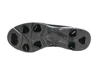 Mizuno Men's 9 Spike Swagger Mid Baseball Cleat Black