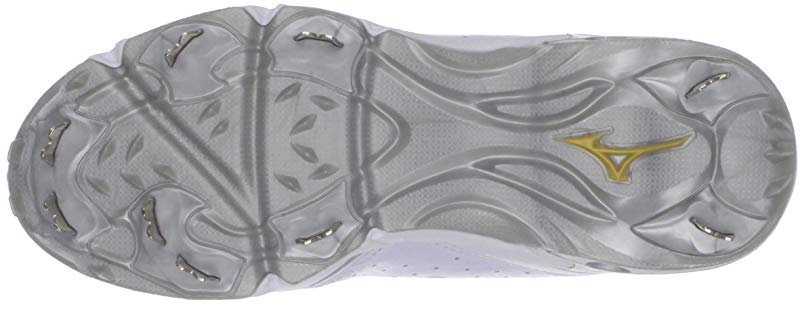 Mizuno Men's 9 Spike Advanced Classic 7 Baseball Cleat Shoes Gray Size 16 D(M) Us