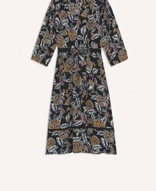 Ba&Sh - VIENNE MIDI V NECK DRESS